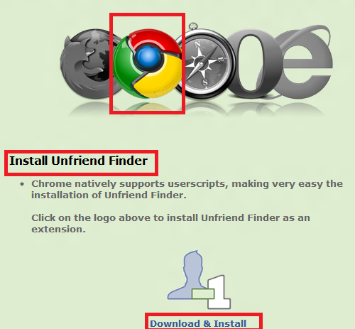 Download and Install Friend Finder option
