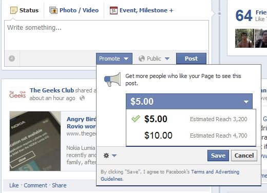 Facebook Promote