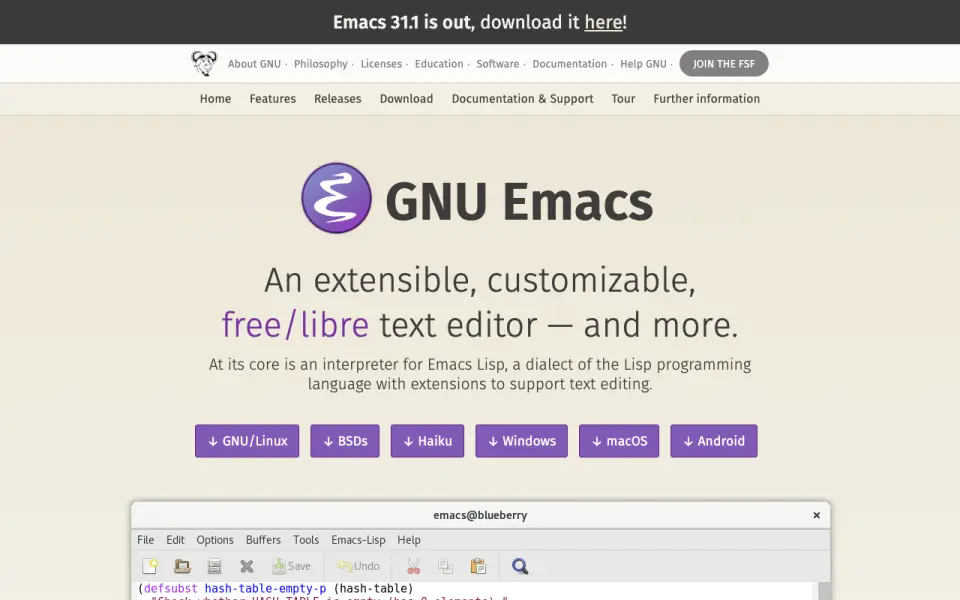 Gnuspeech's website