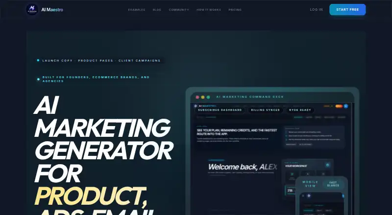 AI Maestro's website