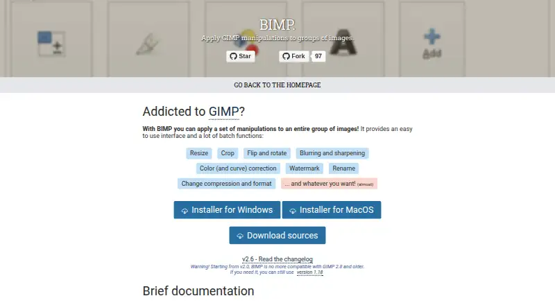 BIMP's website
