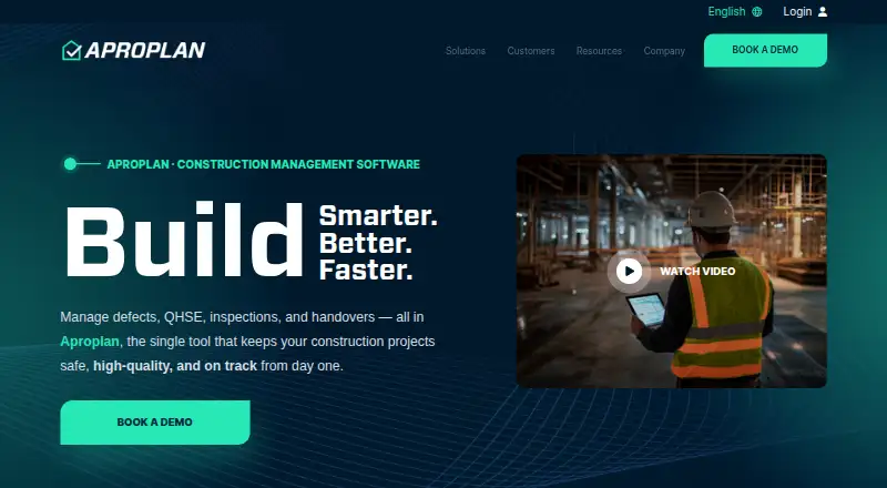 Aproplan's website