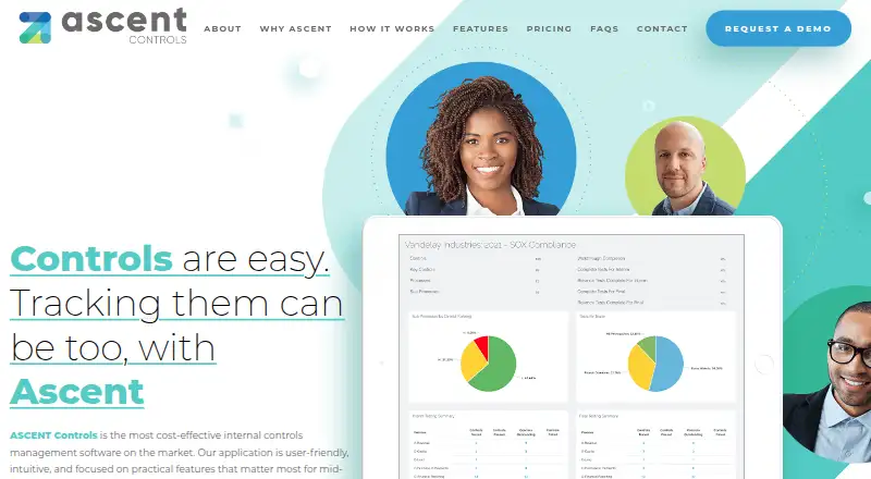 Ascent Controls's website