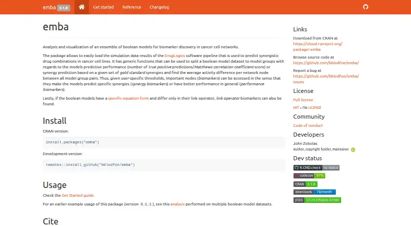 emba's website