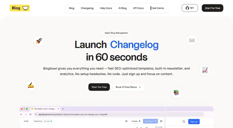 BlogBowl's website