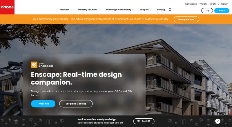 Enscape's website