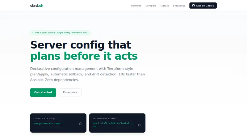 Clad's website