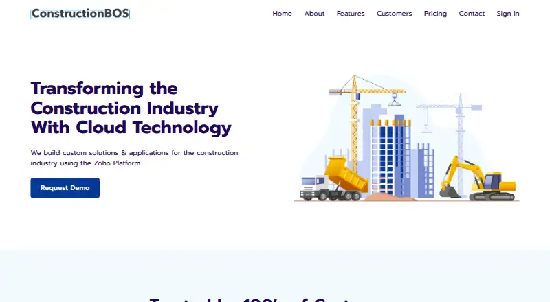 ConstructionBOS's website