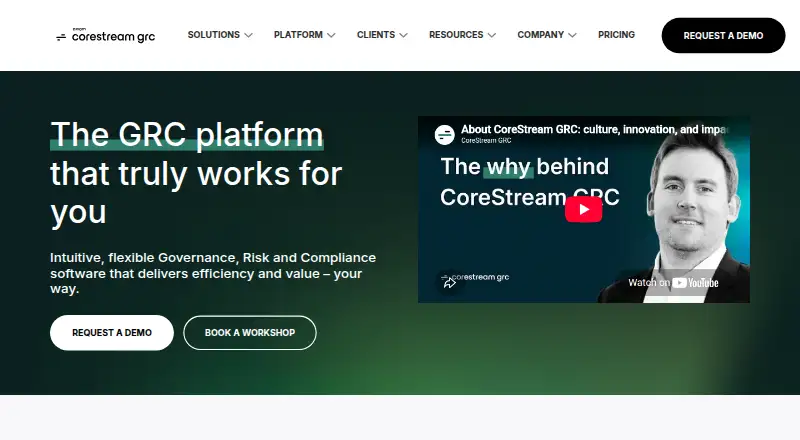 CoreStream GRC's website