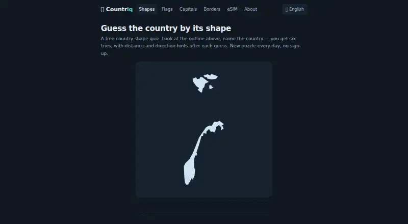Countriq's website