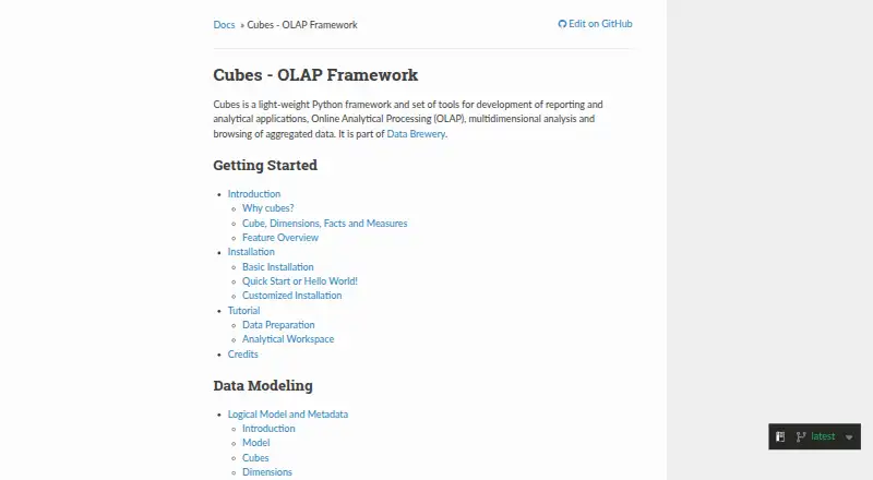 Cubes's website
