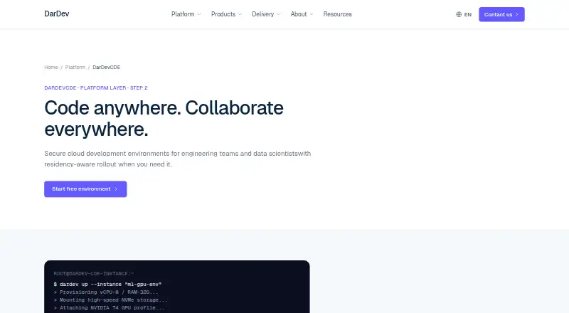 DarDevCDE's website