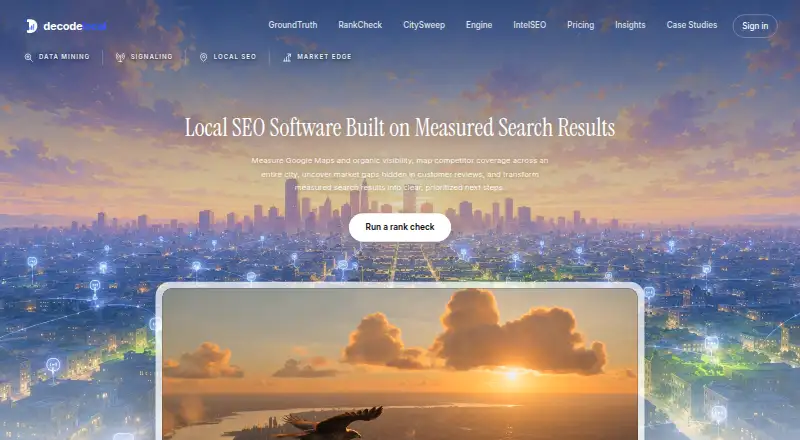 DecodeLocal's website