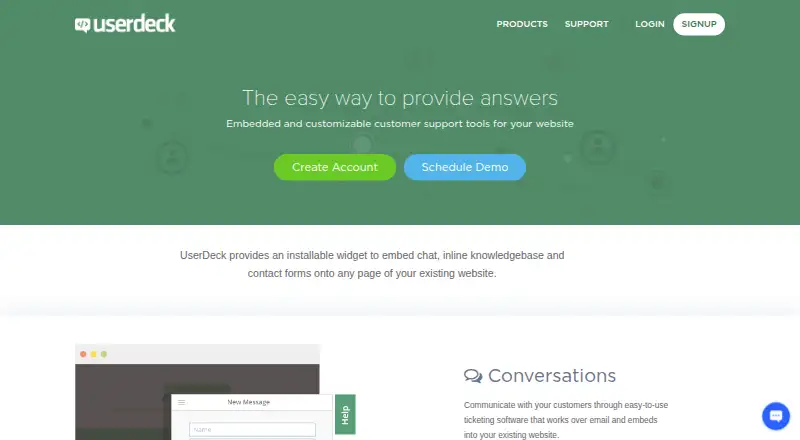 UserDeck's website