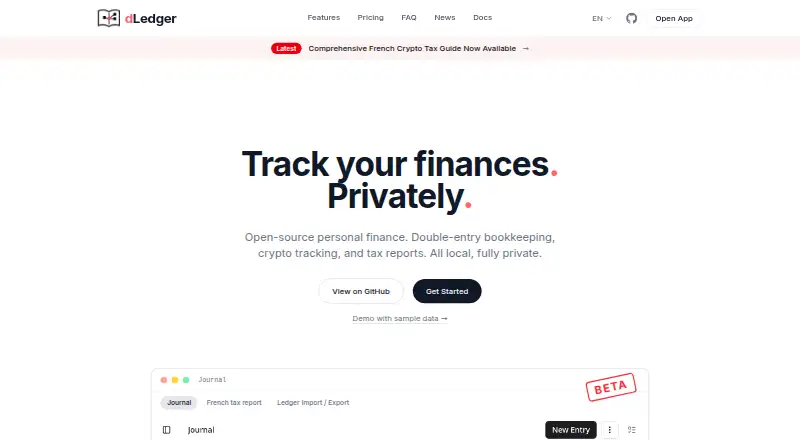dLedger's website