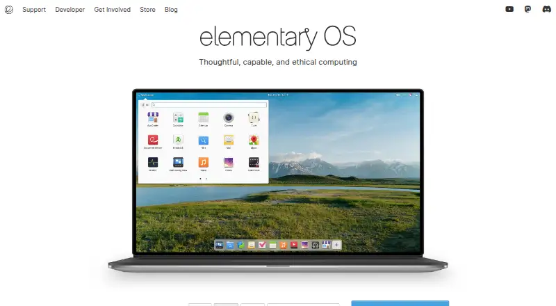 elementary OS's website