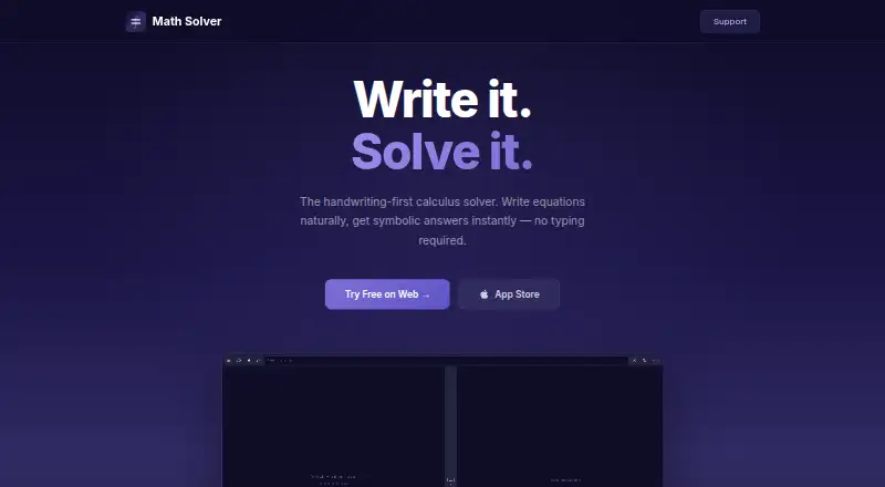 = Math Solver's website