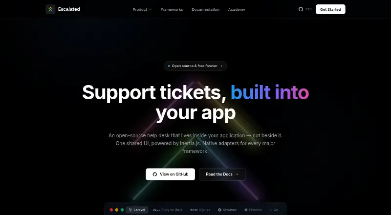 Escalated's website