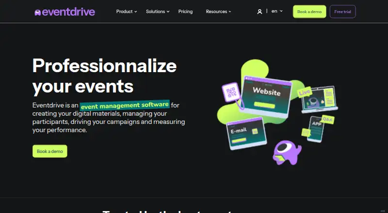 Eventdrive's website