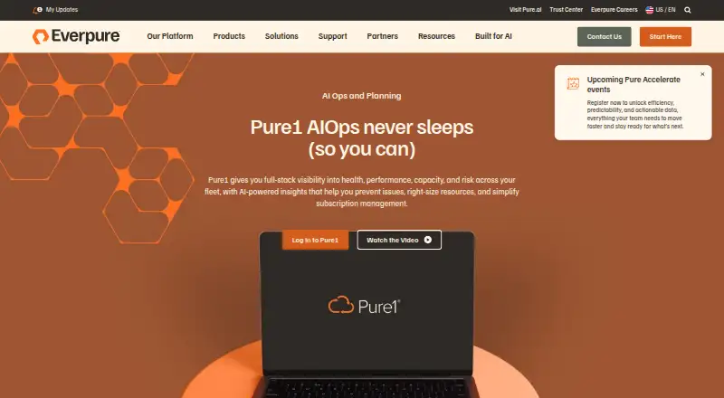 Pure1's website