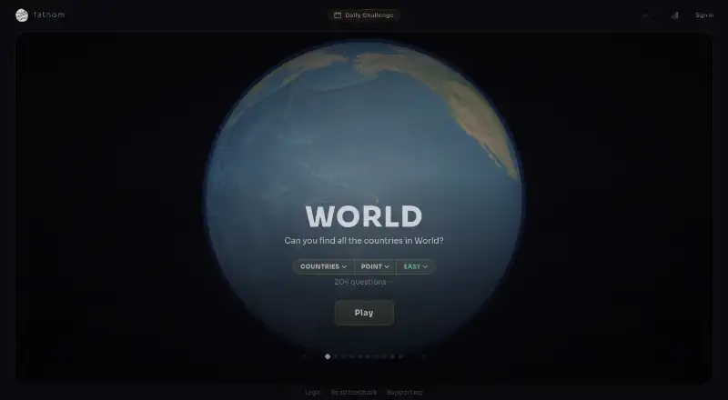 Fathom's website