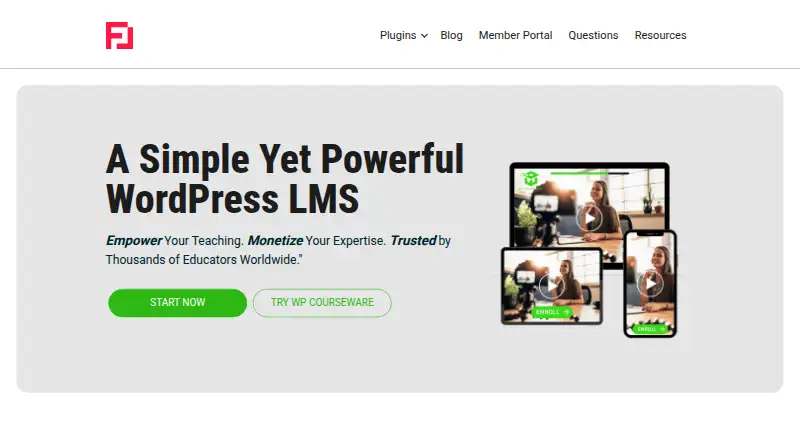 WP Courseware's website