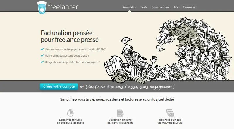 Freelancer.app's website