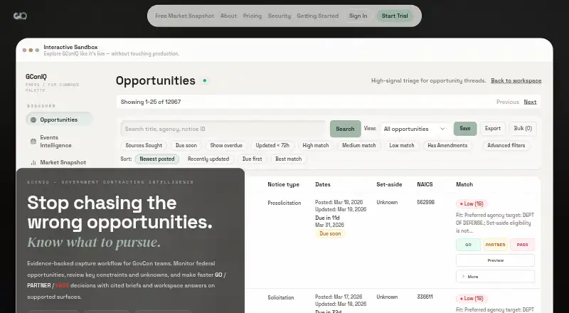 GConIQ's website