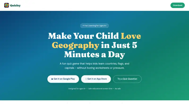 Quizley's website