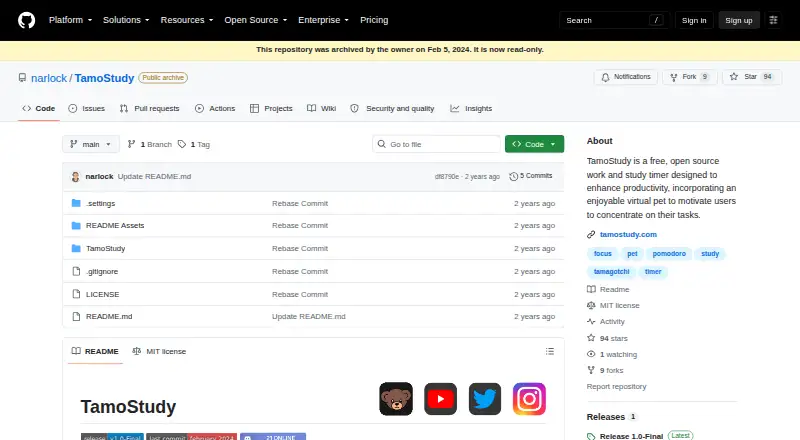 TamoStudy's website