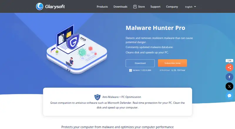Malware Hunter's website