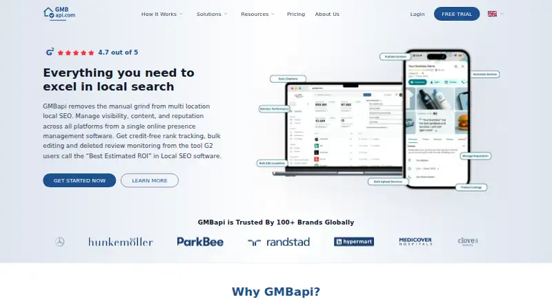 GMBapi.com's website