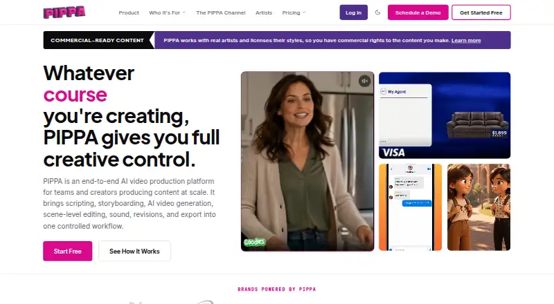 PIPPA's website