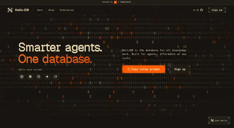 HelixDB's website