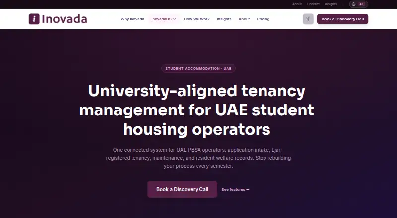 StudentAccomOS's website