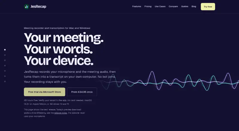 JesRecap's website