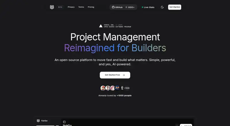Kanba's website