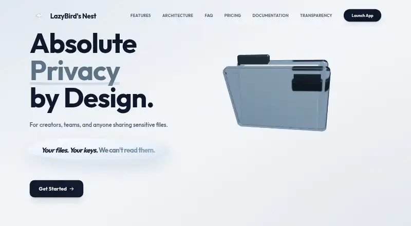 Nest's website