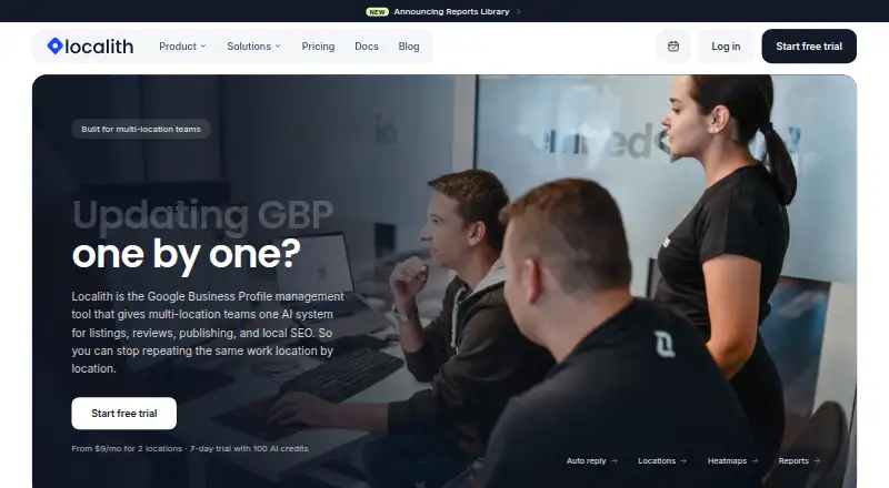 Localith's website