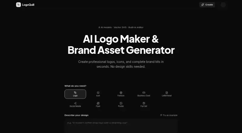 LogoQuill's website
