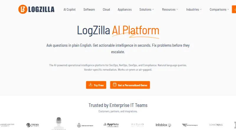 LogZilla's website