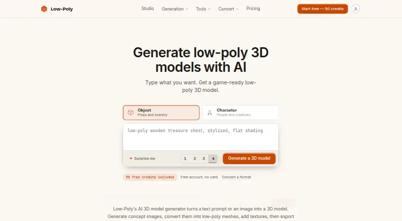Low-Poly's website