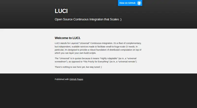 LUCI's website