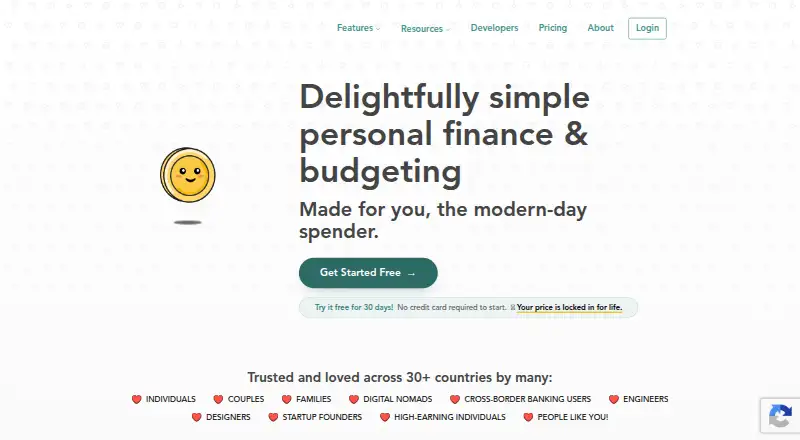 Lunch Money's website