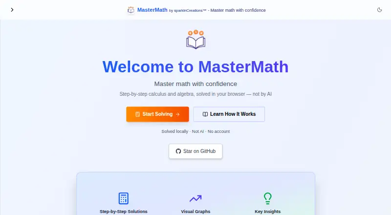 MasterMath's website