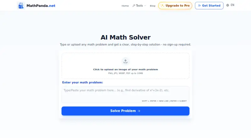 MathPanda's website