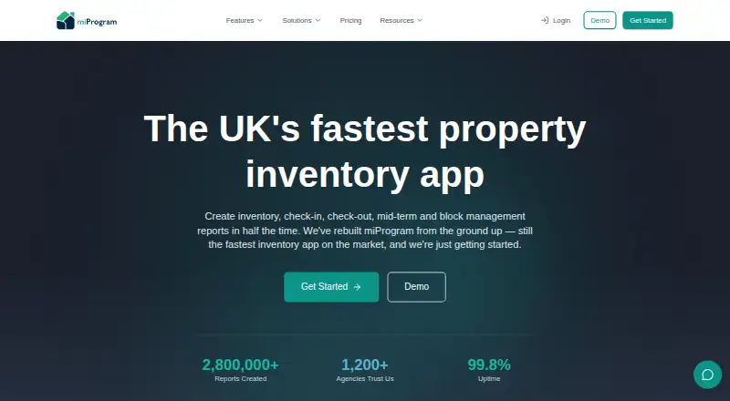 miProgram's website