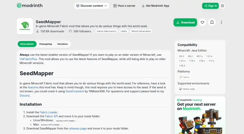 SeedMapper's website