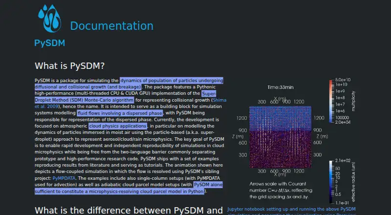 PySDM's website