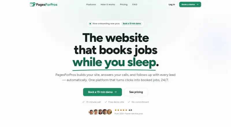 PagesForPros's website